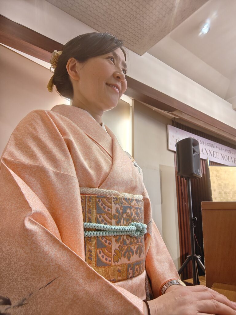 Traditional Japanese kimono event